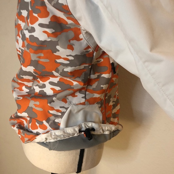 Dickies Orange & White Camouflage Coat with Moisture Management Size Small - Picture 9 of 14